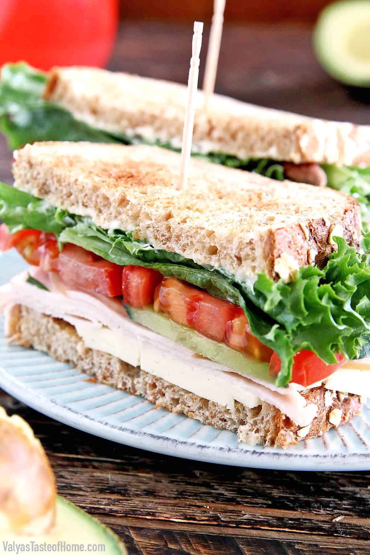 The Best Easy & Healthy Turkey Sandwich Recipe